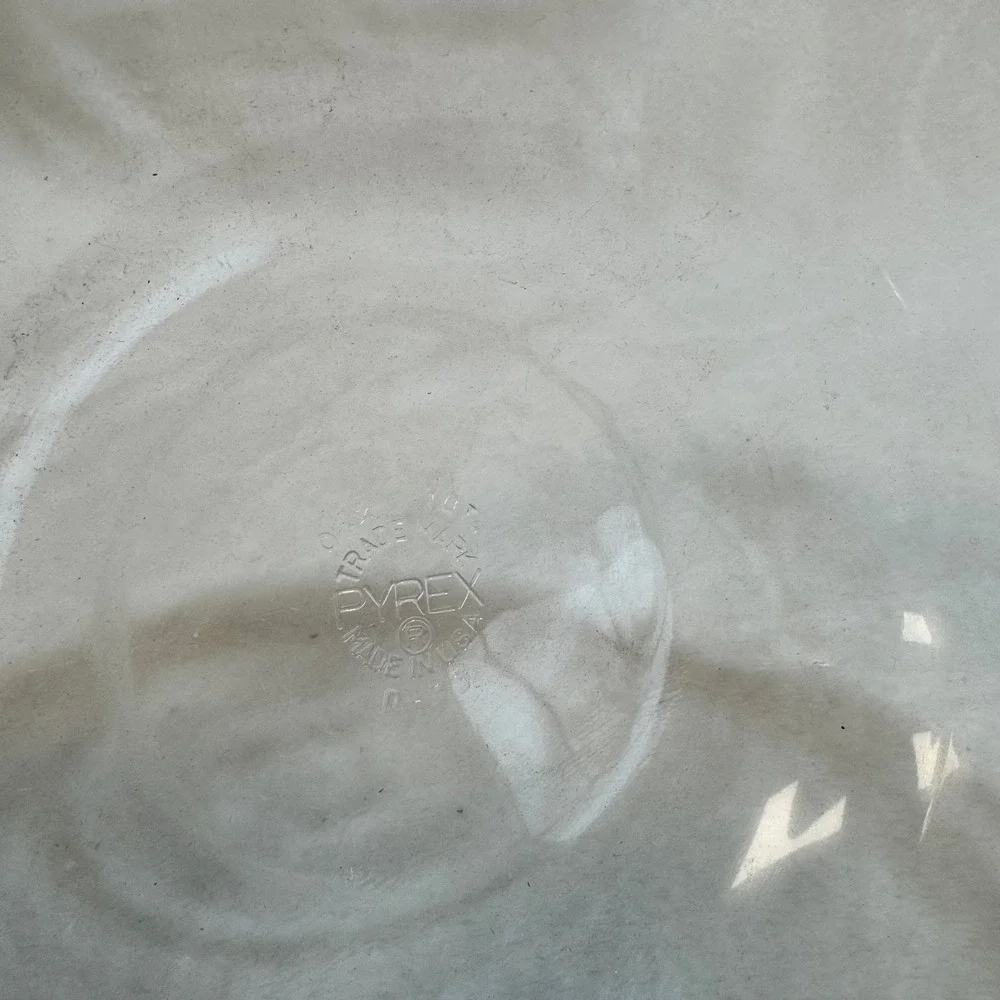 Pyrex type mixing